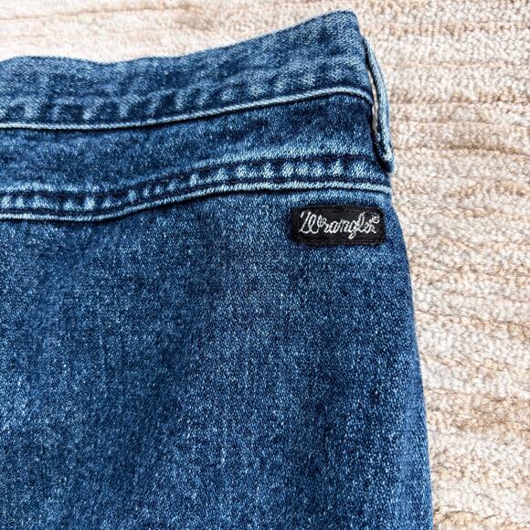 VTG 80s 90s Wrangler Silverlake USA 34 Waist Cotton 19/20 Jeans Western Straight - Picture 7 of 8